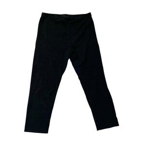 Cut Loose Cropped Pull-On Stretch Leggings Pants Classic Black size Medium